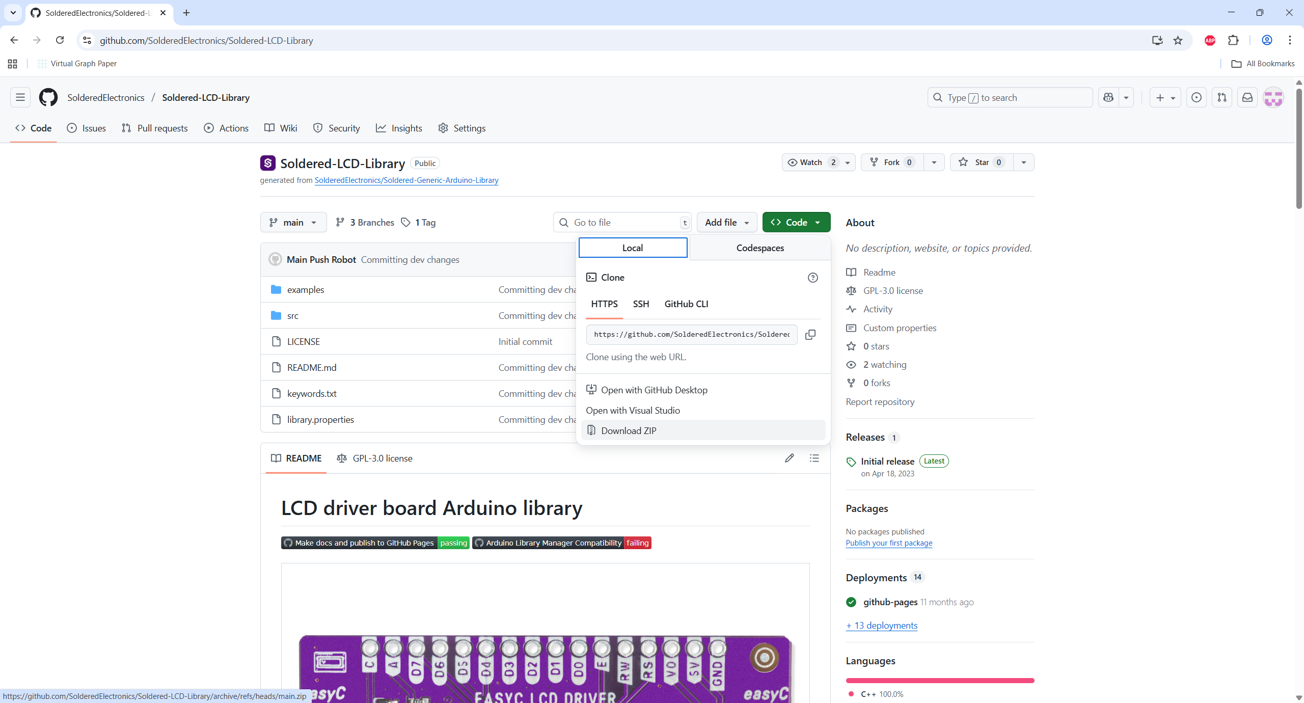Downloading the library