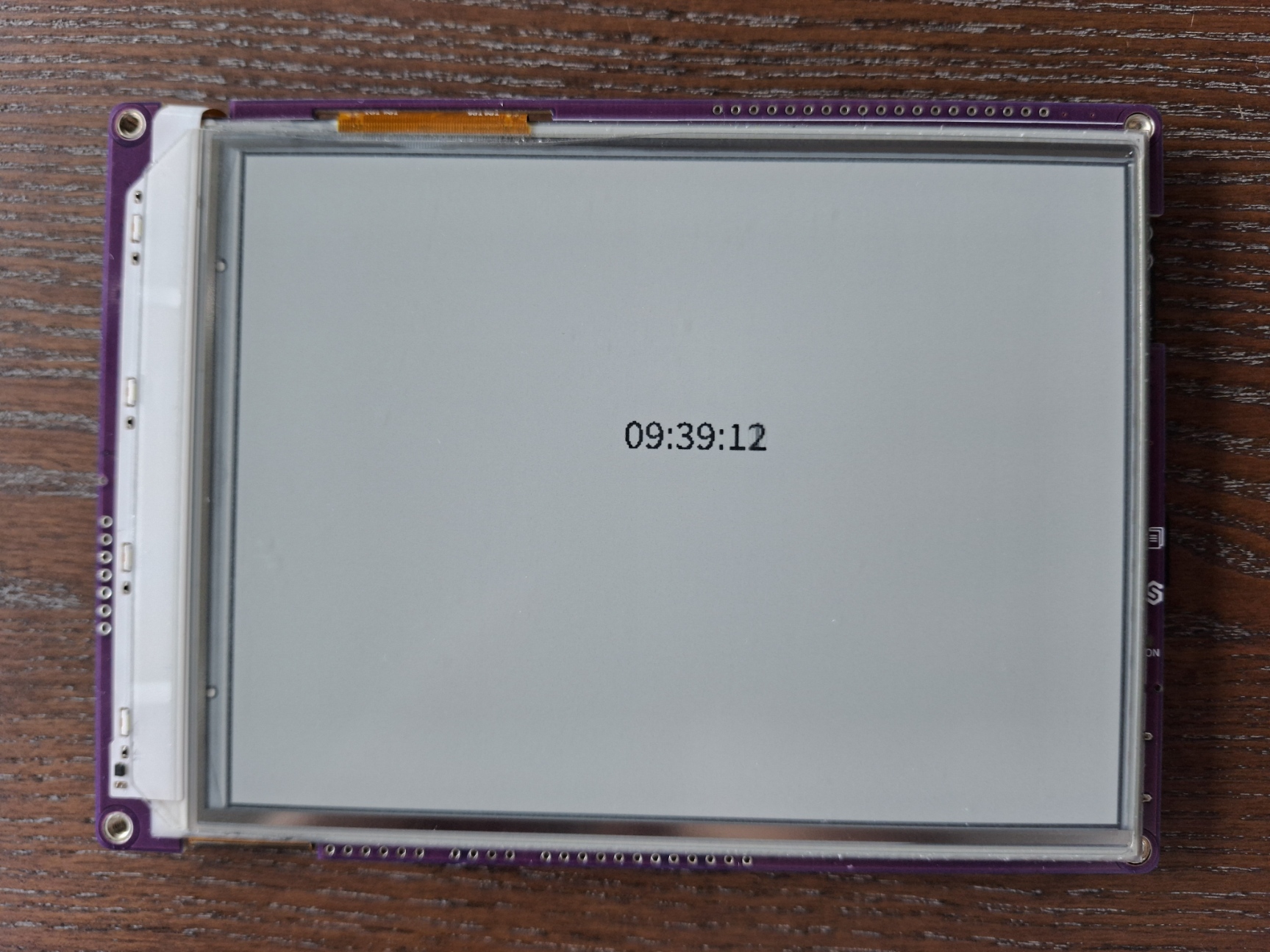 Inkplate 6FLICK running the example code